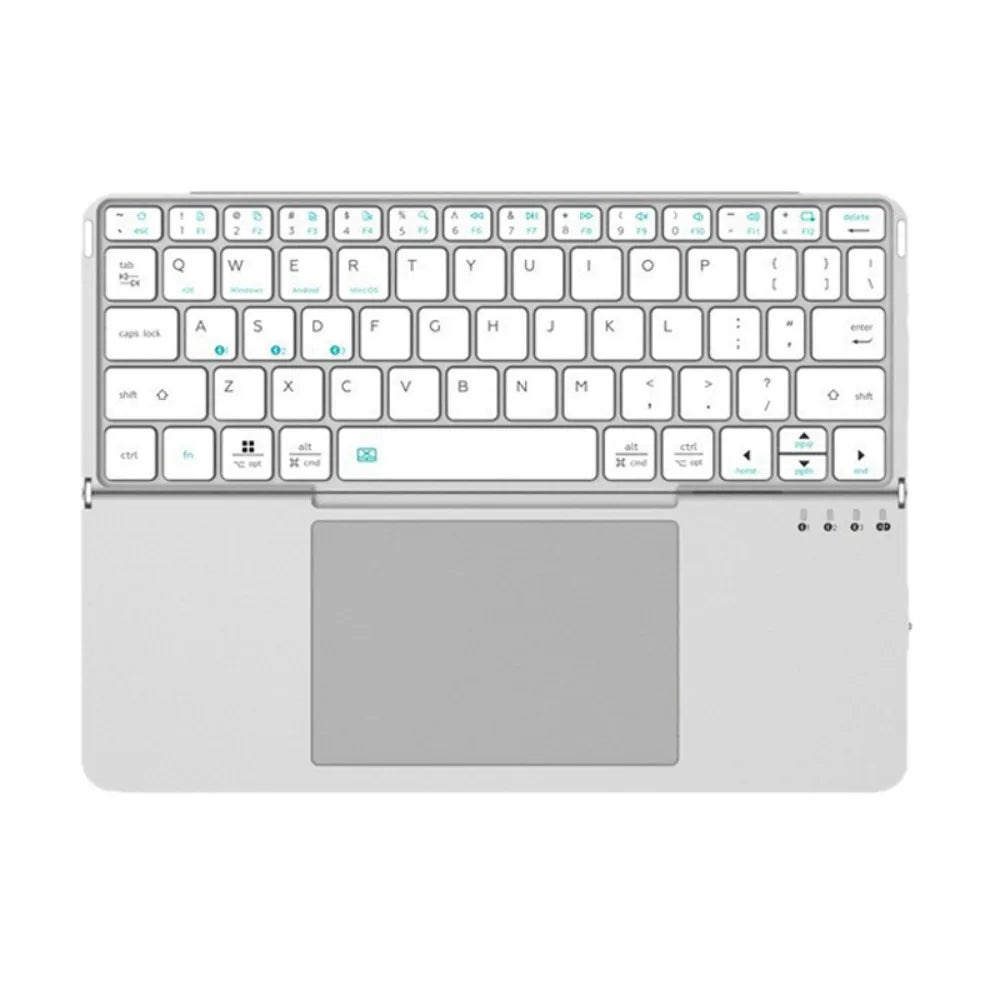 Foldable Bluetooth Keyboard with Touchpad – Portable & Compatible with All Devices